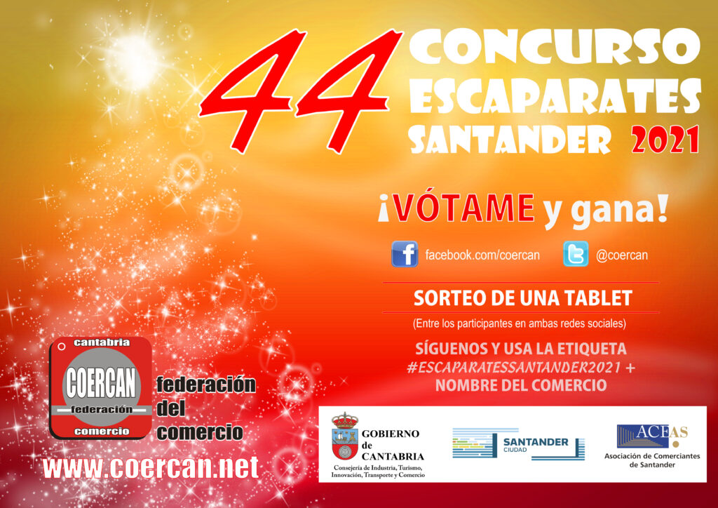 Cartel 44 Concurso Escaparates Santander